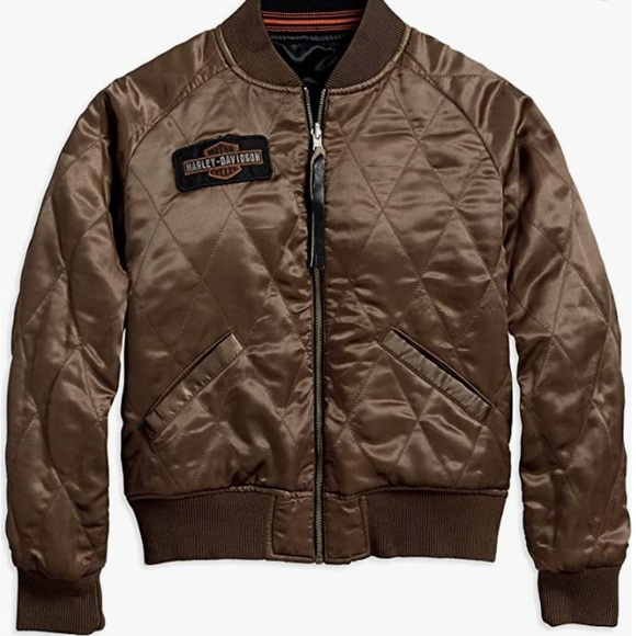 Harley Davidson bomber reversible jacket - Picture 2 of 6